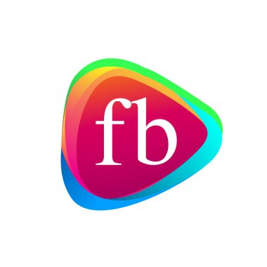 vektör çizim, alfabe harfleri fb