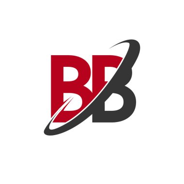 BB harfler ilk logo kimlik illüstrasyon