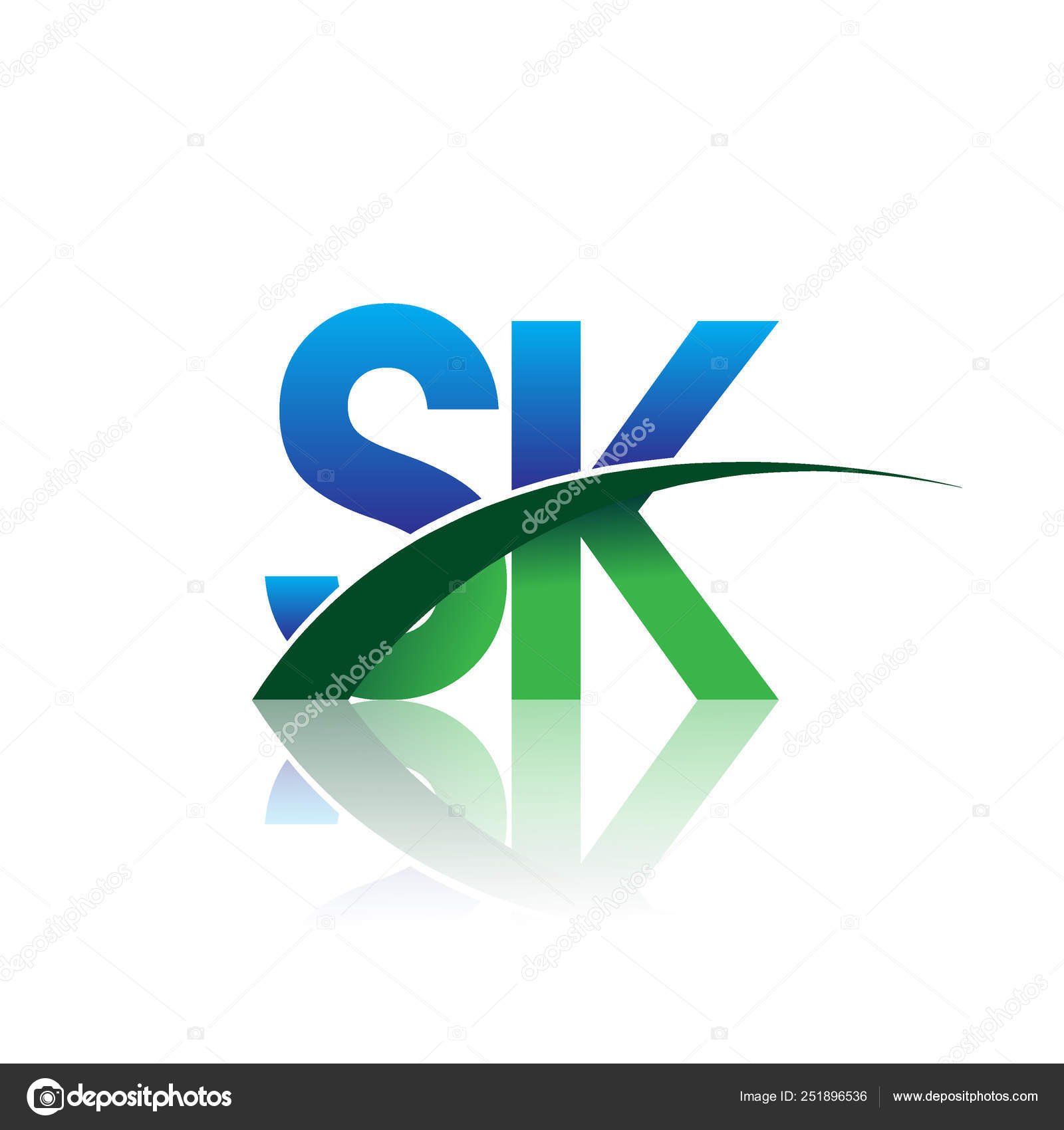 Letters sk Vector Art Stock Images | Depositphotos