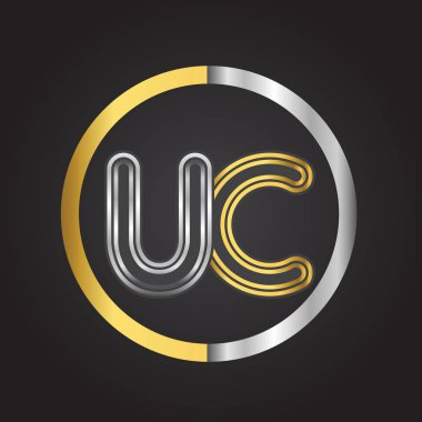 altın harfler UC vektör Illustration