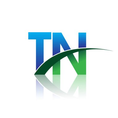 mavi ve yeşil vektör çizim tn mektuplar