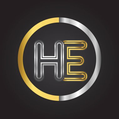 vektör çizim altın harf o