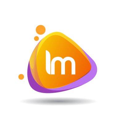 renkli vektör logo harfleri im