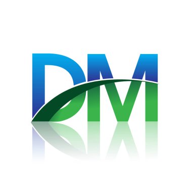 vektör çizim, alfabe harfleri dm