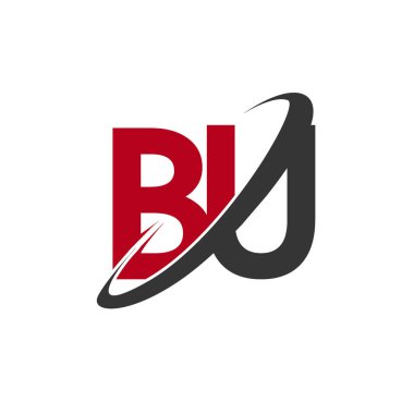 Bu harfler ilk logo kimlik illüstrasyon