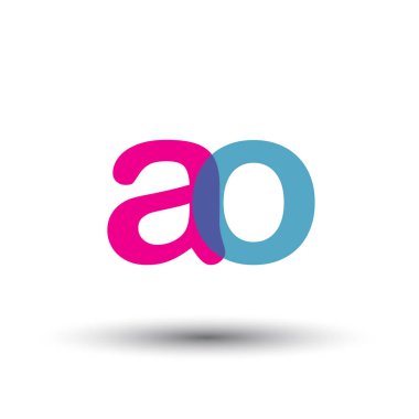 renkli vektör harfler ao