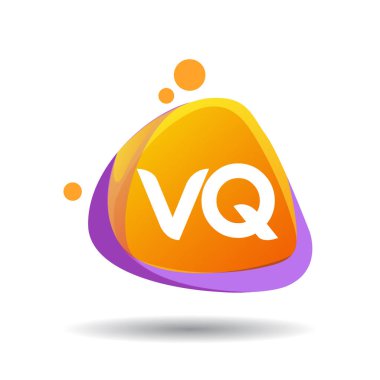 renkli vektör çizim, alfabe harfleri vq