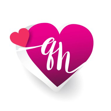 vektör logo harfleri Ah ile