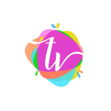 renkli vektör logo ile tv mektuplar