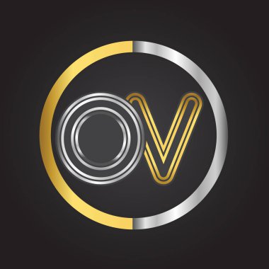 Altın harfler ov vektör çizim