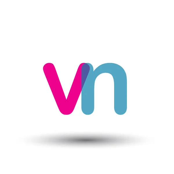 Logotipo Vetorial Colorido Com Letras —  Vetores de Stock