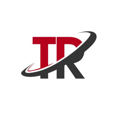 tr basit vektör çizim kırmızı ve siyah alfabesi harfleri