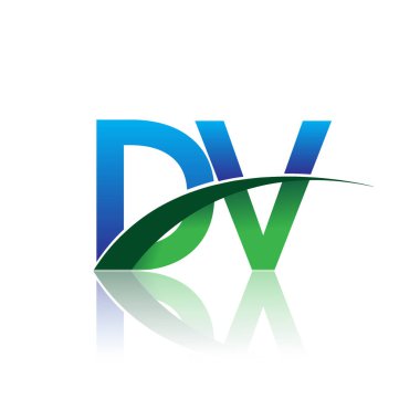 vektör çizim, alfabe harfleri dv