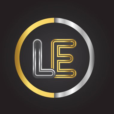 Altın harfler le vektör çizim