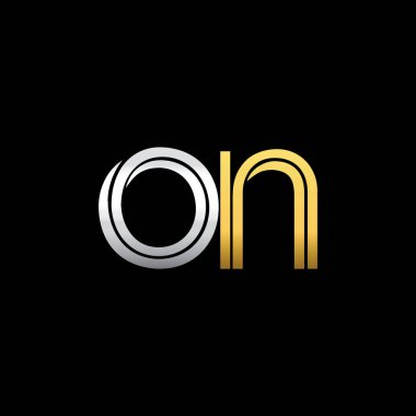 Gümüş ve altın üzerinde harfler illüstrasyon vektör