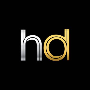 vektör logo ile hd mektuplar