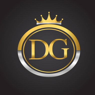 Altın harfler dg vektör çizim