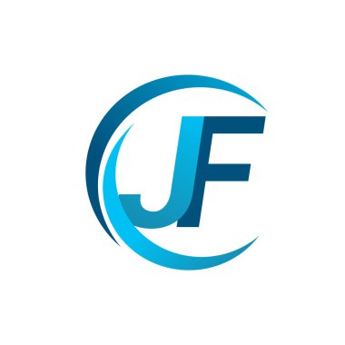 mavi mektuplardan jf vektör çizim