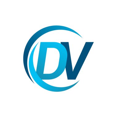 mavi mektuplardan dv vektör çizim