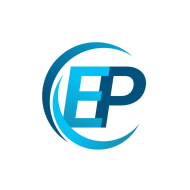 mavi mektuplardan ep vektör çizim