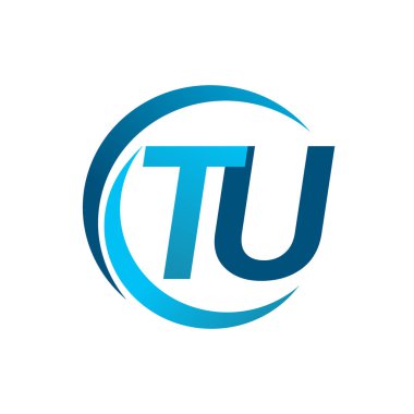 mavi mektuplardan tu vektör çizim