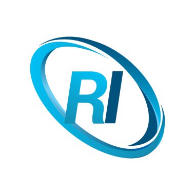 vektör çizim RI harfleri