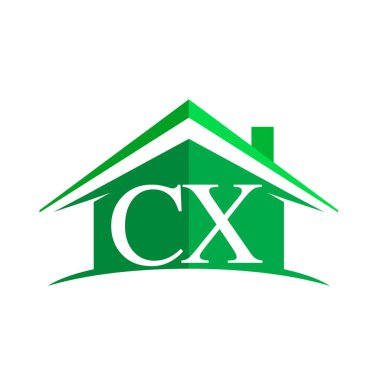 harfler CX ile gayrimenkul vektör Illustration