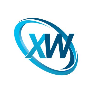 mavi mektuplardan xw vektör çizim