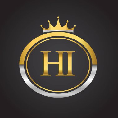 Merhaba altın harfler illüstrasyon vektör