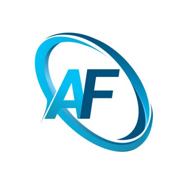 Mavi vektör çizim af mektuplar