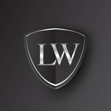 vektör çizim lw mektuplar