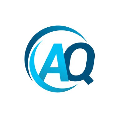 mavi mektuplardan ao vektör çizim