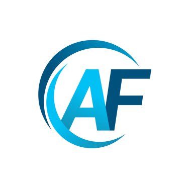 Mavi vektör çizim af mektuplar