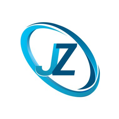 mavi mektuplardan jz vektör çizim