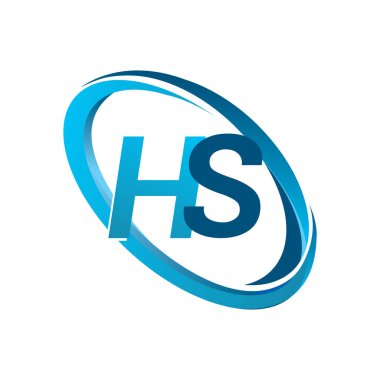 mavi mektuplardan hs vektör çizim