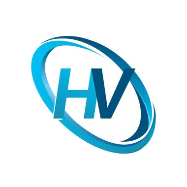 mavi mektuplardan hv vektör çizim