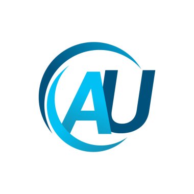 mavi mektuplardan au vektör çizim