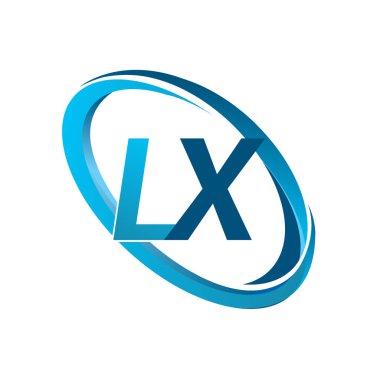 mavi mektuplardan lx vektör çizim