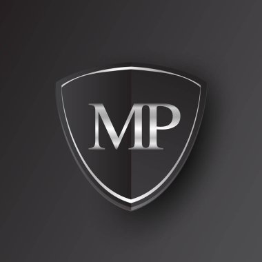 vektör çizim harfleri mp