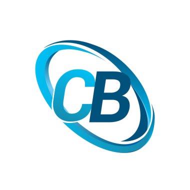 mavi mektuplardan cb vektör çizim