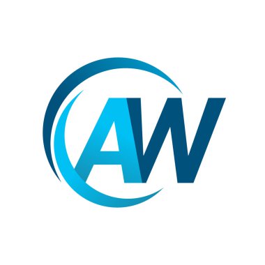 illüstrasyon mavi mektup Ah vektör