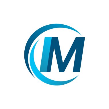 mavi mektuplardan im vektör çizim