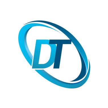 Mavi vektör çizim dt mektuplar