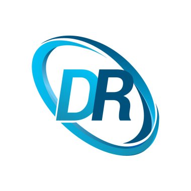 mavi mektuplardan dr vektör çizim