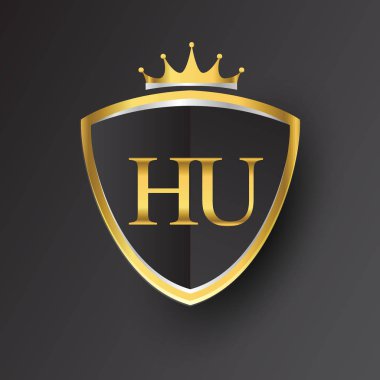 Altın harfler hu vektör çizim