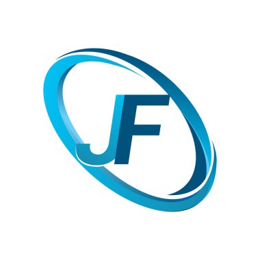 mavi mektuplardan jf vektör çizim