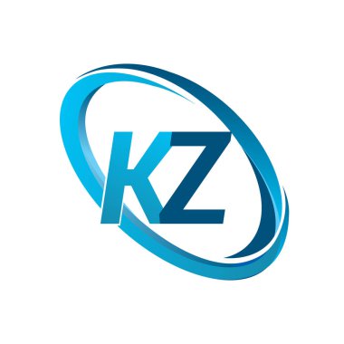 mavi mektuplardan kz vektör çizim