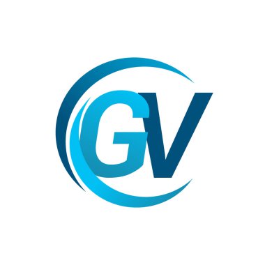 mavi mektuplardan gv vektör çizim