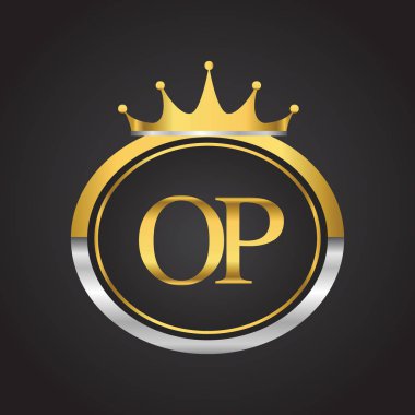 Altın harfler op vektör çizim