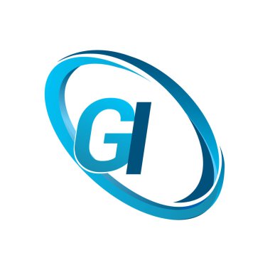 mavi mektuplardan gi vektör çizim